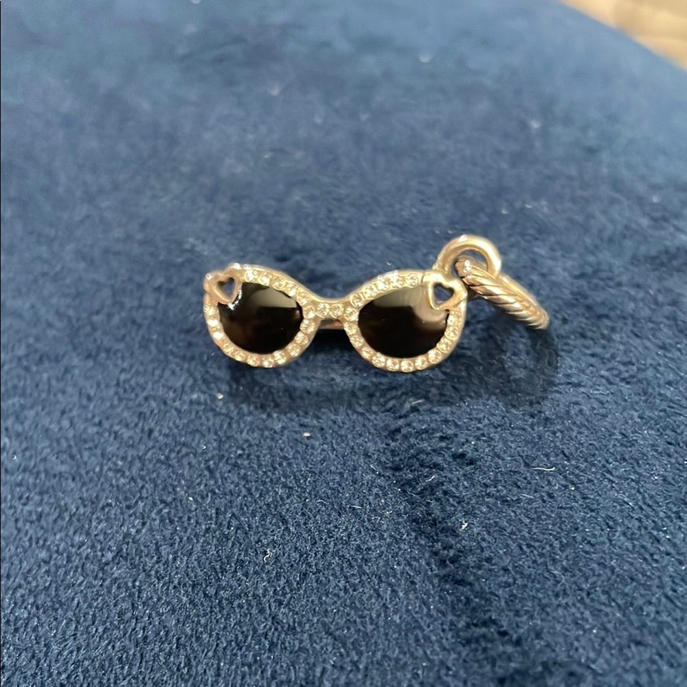 Gold and Black Sunglasses Charm